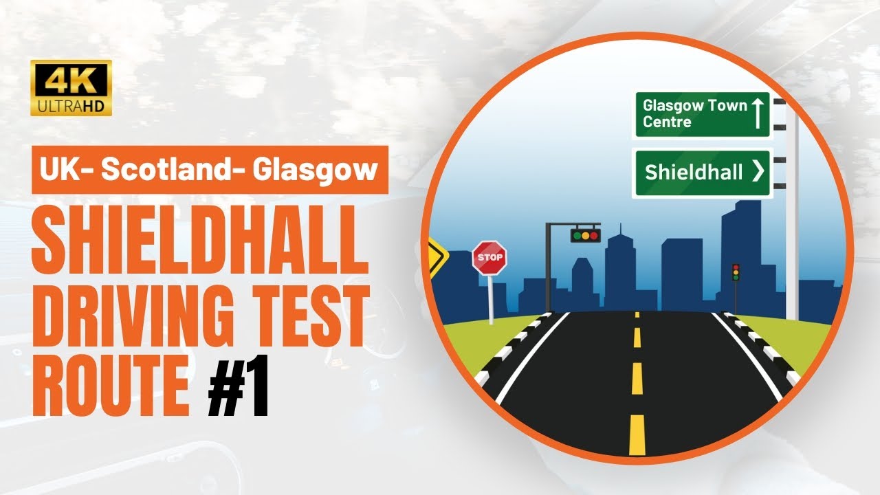 Glasgow Shieldhall Driving Test Routes | UK - Scotland - Glasgow - Shieldhall Driving Test Route #1