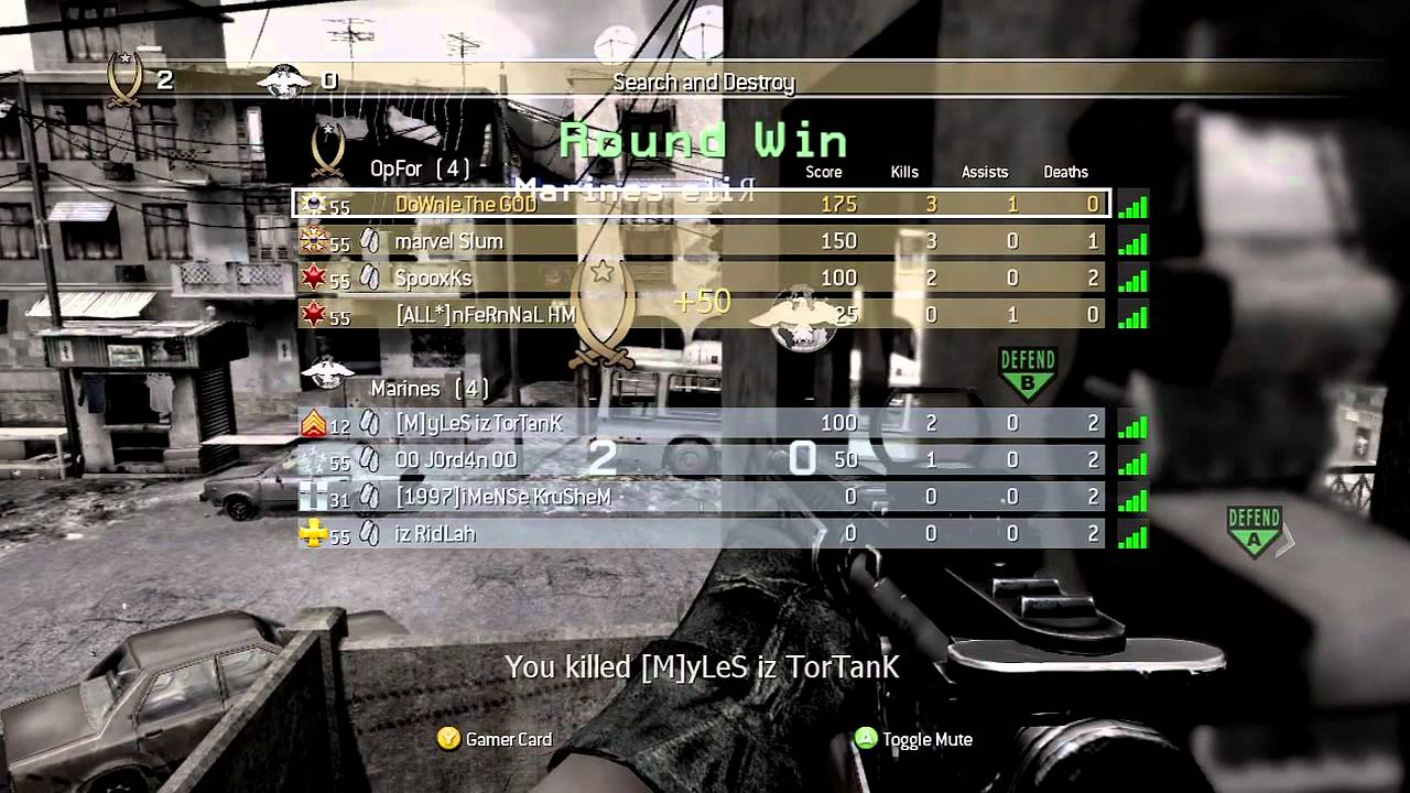DoWnIe - Live Commentary #20 CoD4 - Gamebattles