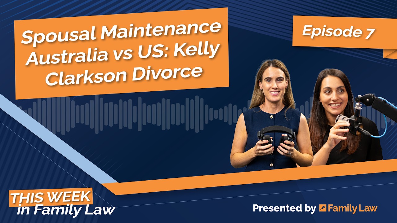 A pop culture twist on spousal maintenance | This Week in Family Law - Ep 7