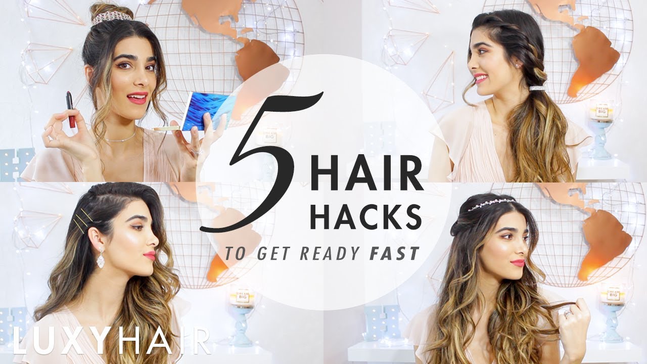 5 Hacks to Get Ready Fast - Holiday Edition | Luxy Hair