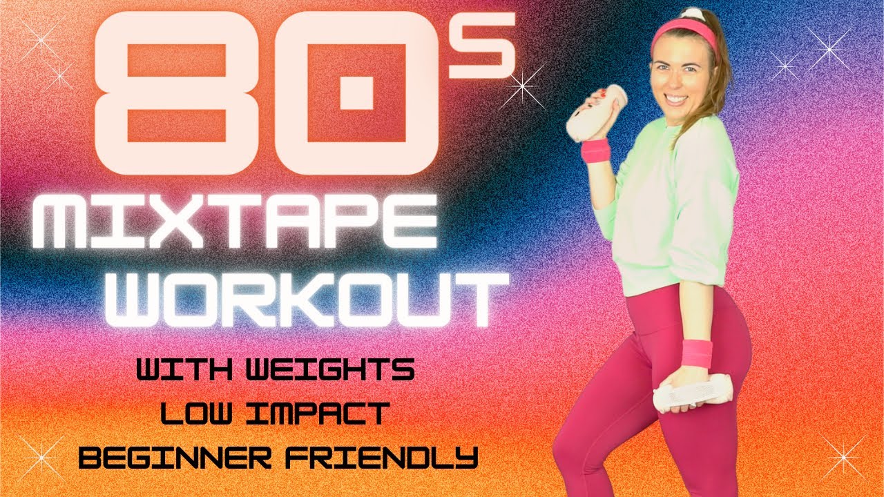 30 Minute 80's Mixtape Workout | Weighted Walking Workout For Beginners | Cool Down Included