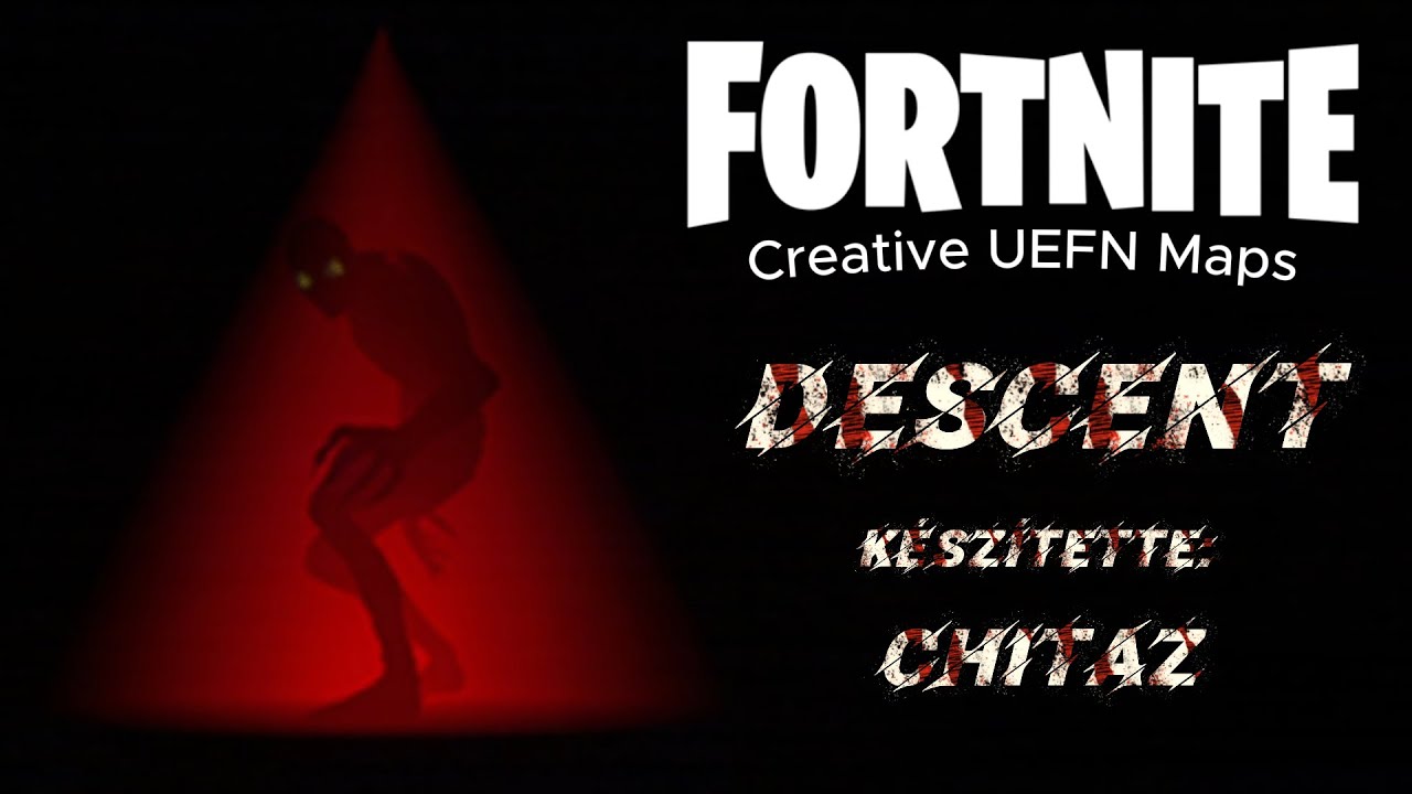 😱 A dolog figyel 😱 Fortnite Creative UEFN Maps 👻 Descent 👻 PC