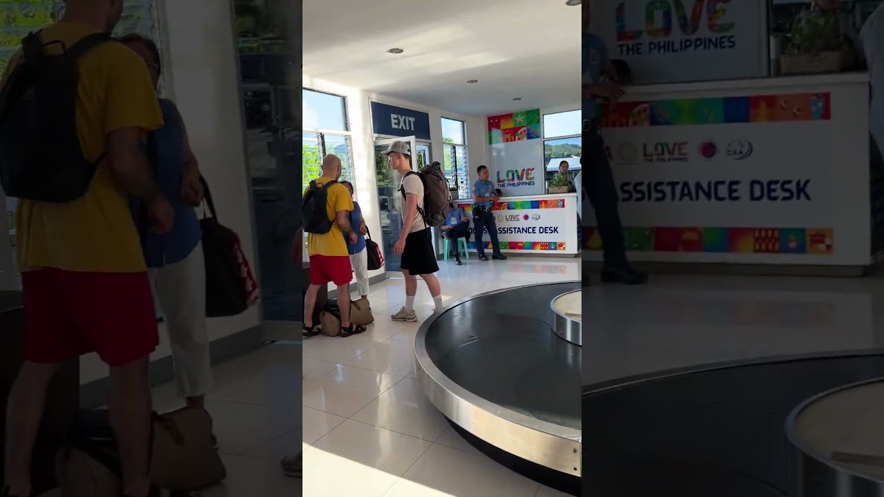 Inside Siargao Aiport Arrival Area #siargaoisland #siargao #siargaoairport #philippineislands