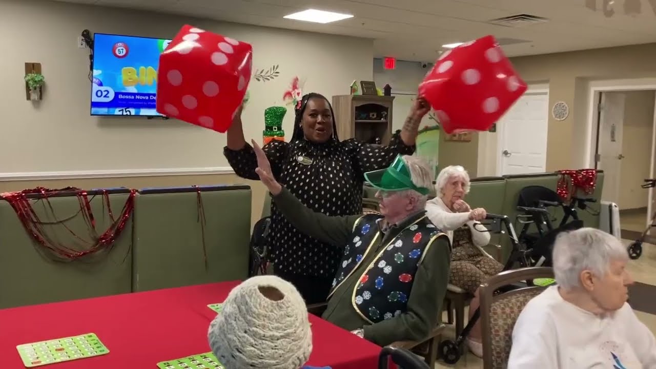 Bingo Game Day | Transitional Memory Care at Chateau Madeleine, Melbourne FL
