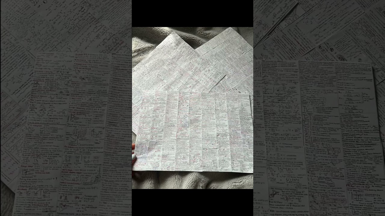 The BEST revision method- so good I&rsquo;m making a course on how you make and use them 🫡 #study