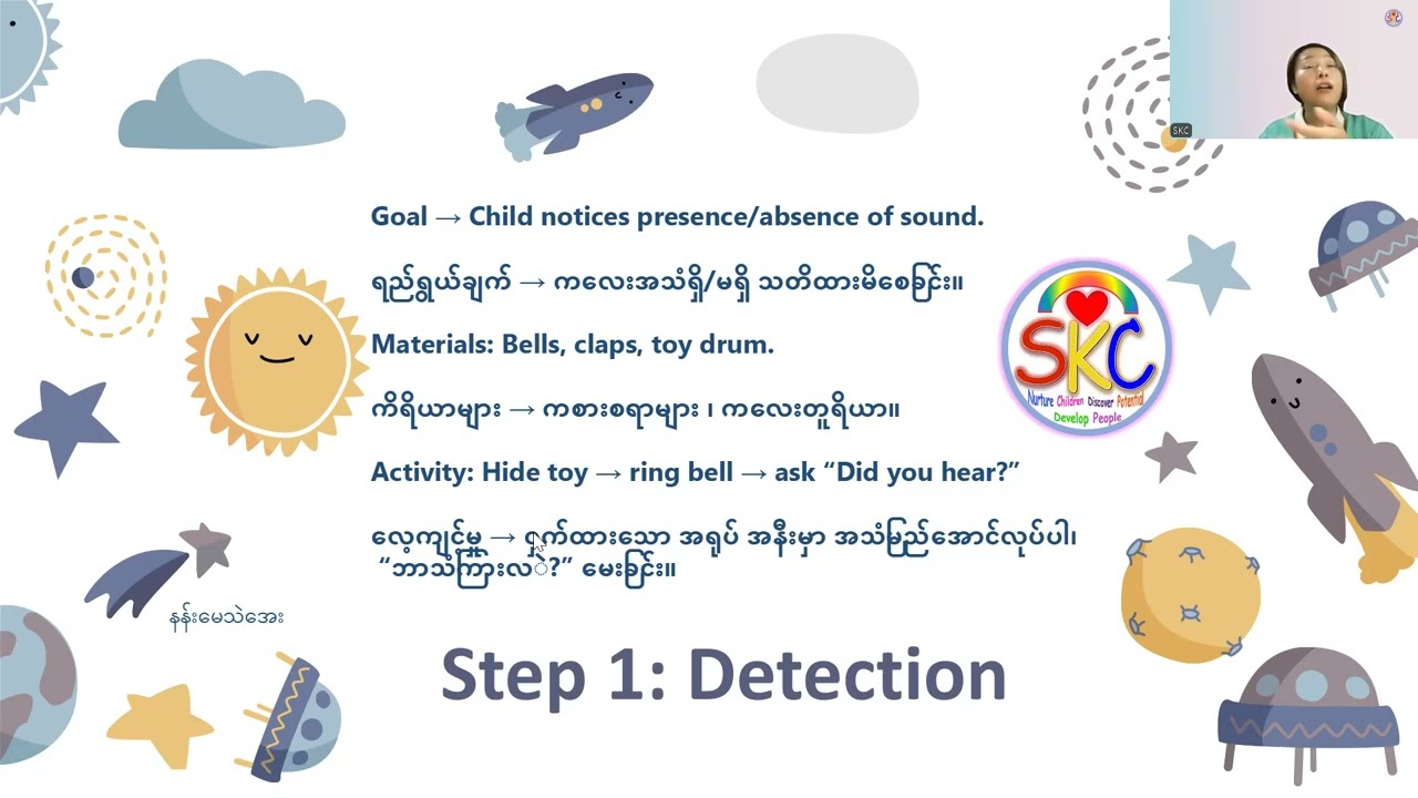 နာကြားကိရိယာ တပ်ထားသော ကလေးများအတွက် Audio-Verbal Therapy (AVT)