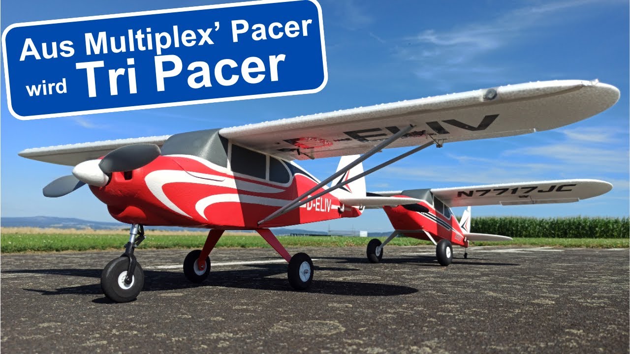 Tri Pacer – Umbau der Pacer von Multiplex – Video von Lutz Näkel zu Bericht in FlugModell 4+5/25