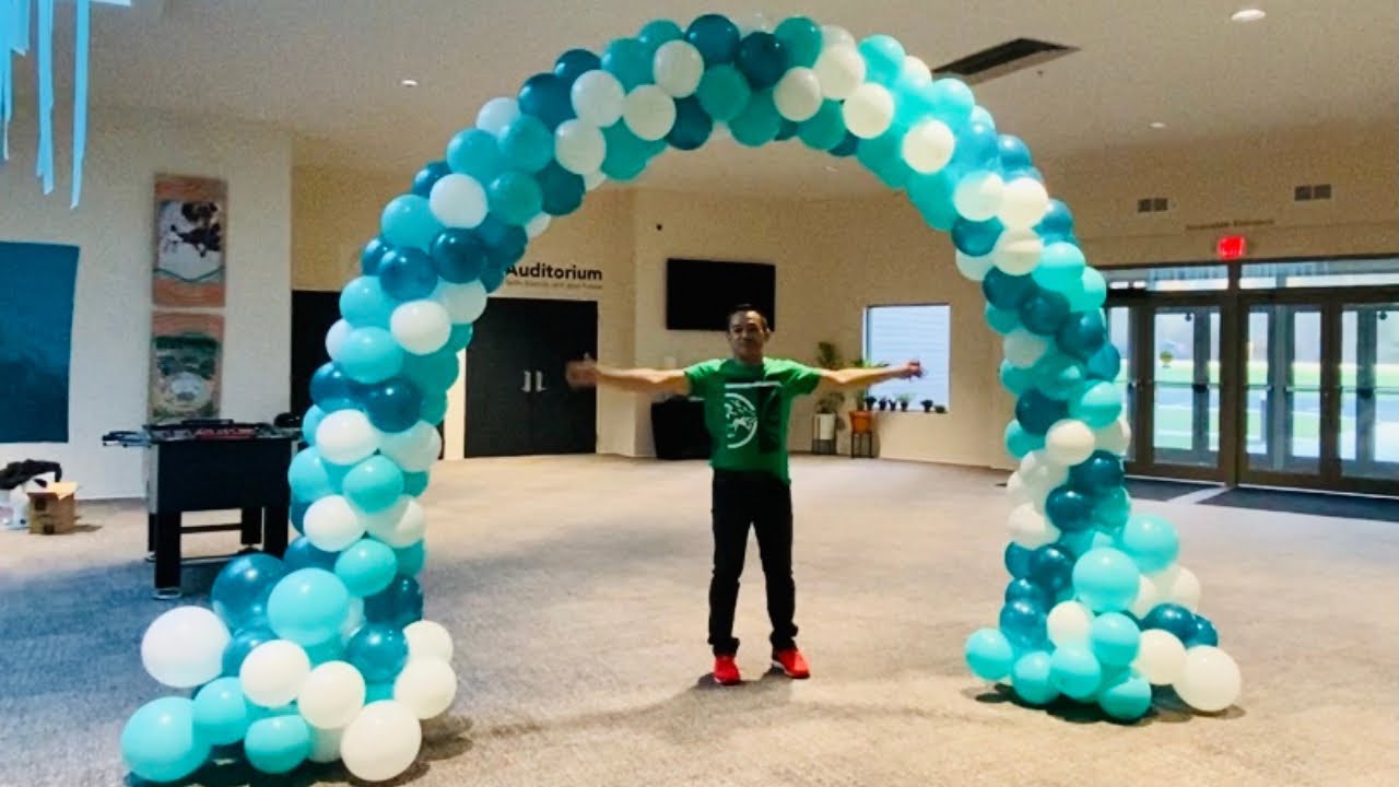 Balloon arch for Beginners/Easy to make Balloon Arch
