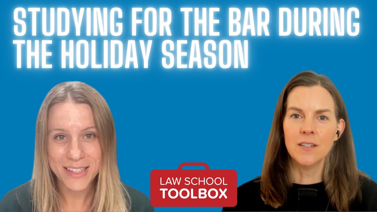 Survive Holiday Bar Exam Studying (without Losing Your Friends and Family)
