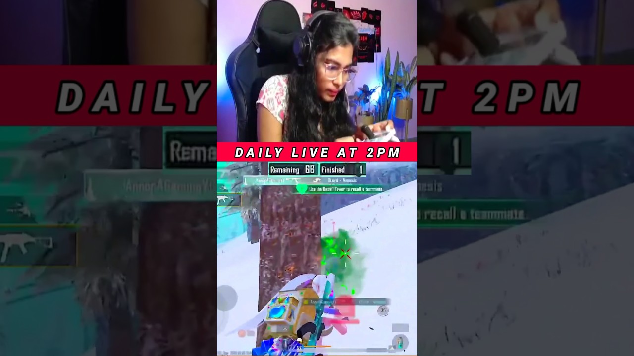 1vs4 in BGMI NEW 2.9Update😈#shorts #bgmi #tamilgirlgamer #1vs4clutch #annorayt