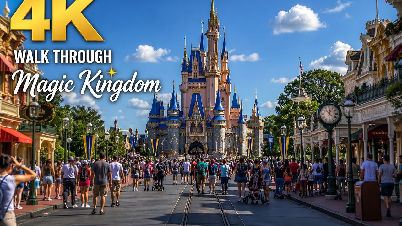4K Magic Kingdom Walk