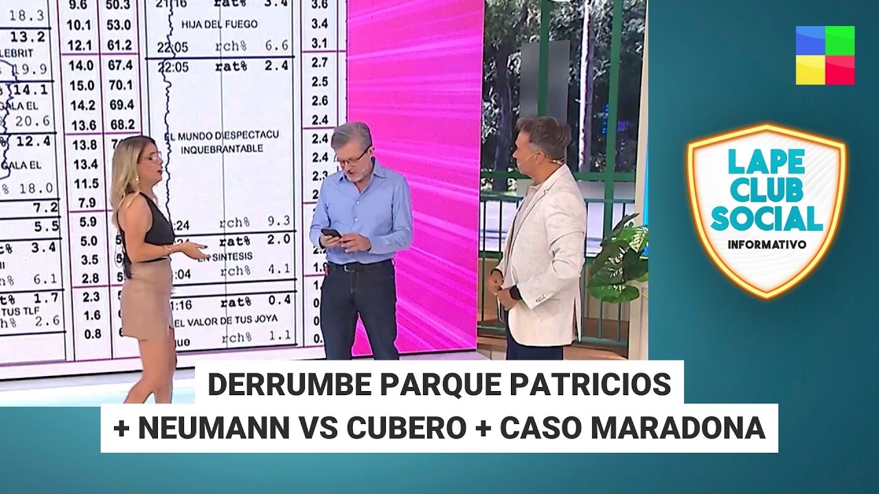 DERRUMBE PARQUE PATRICIOS + CASO MARADONA #LapeClubSocial | Programa completo (03/03/26)