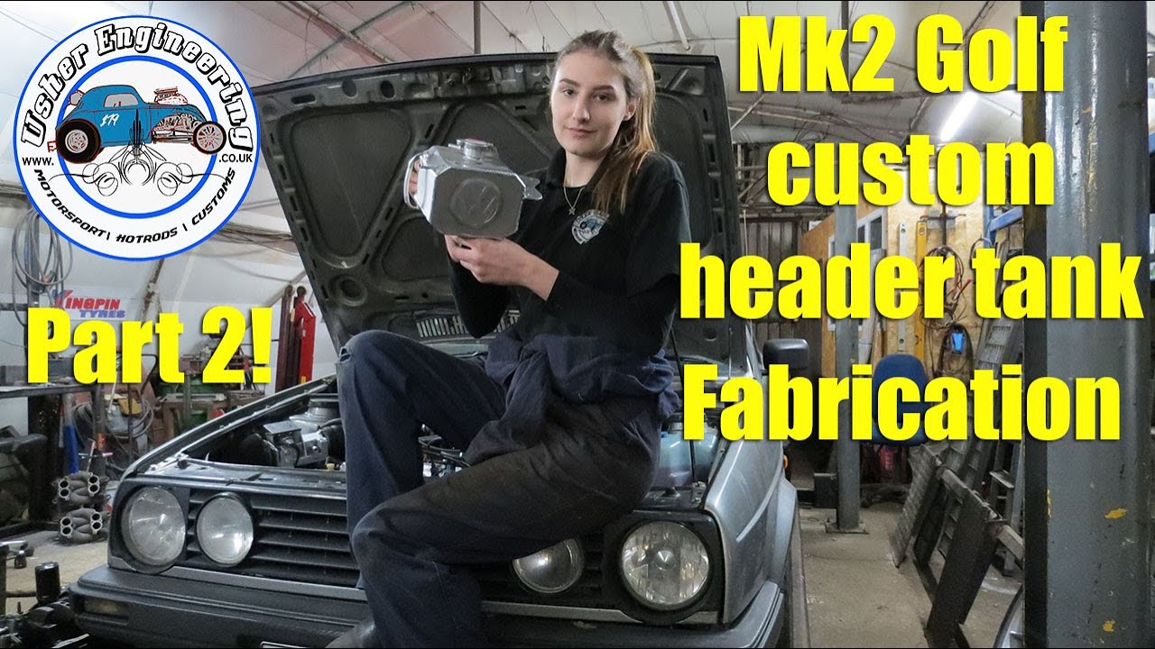 Mk2 Golf Custom Header Tank Fabrication - Part 2!