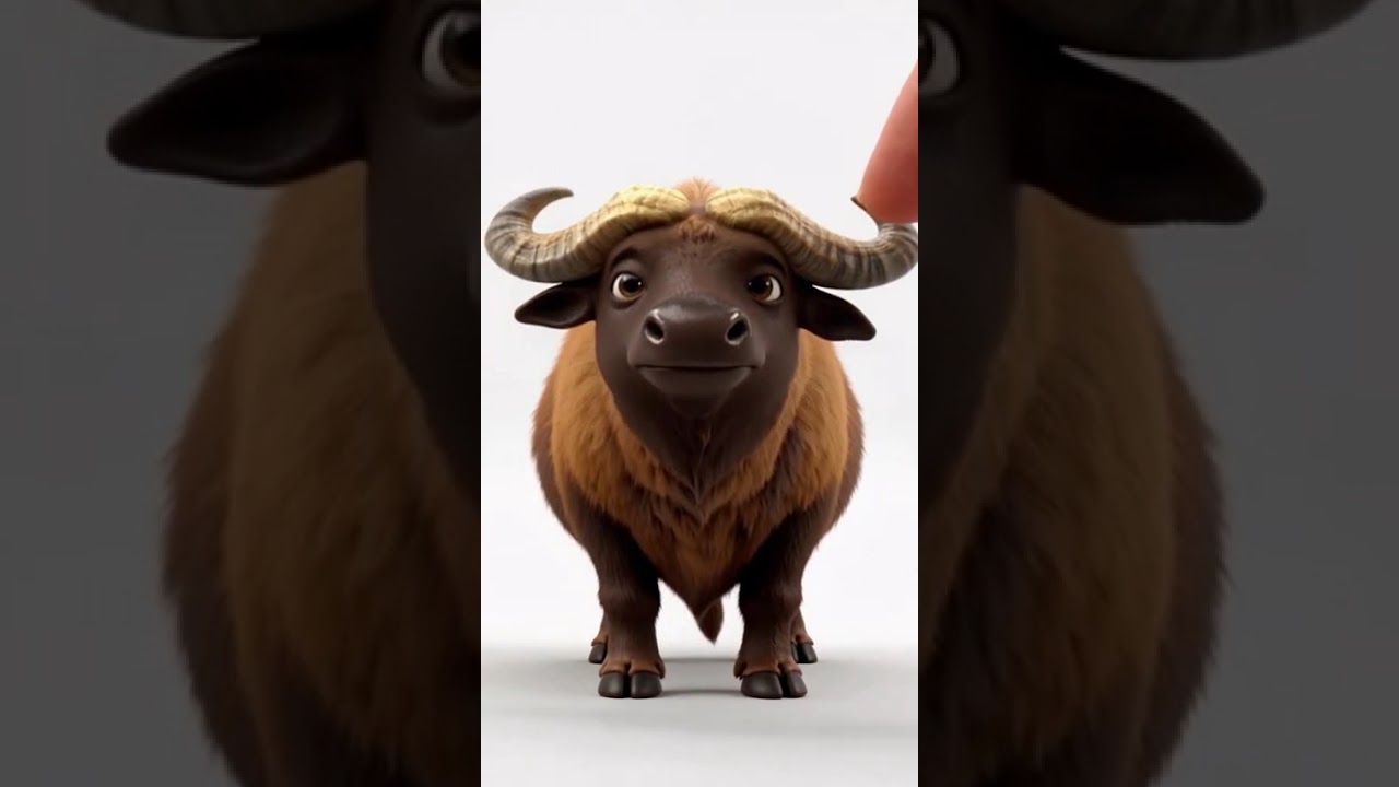 Musk Ox 3D Slime ASMR 🦙💧