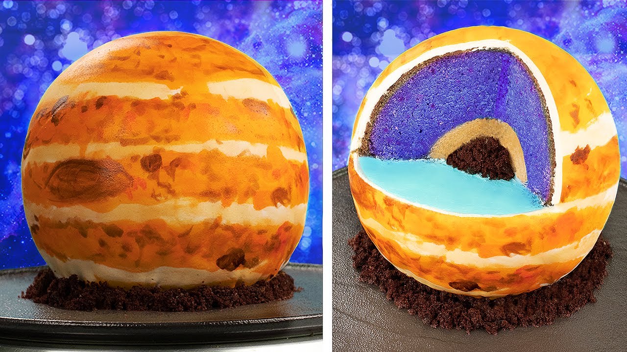 20 Crazy Clever Space Cake Hacks / 20 Awesome Cake Decorating Ideas