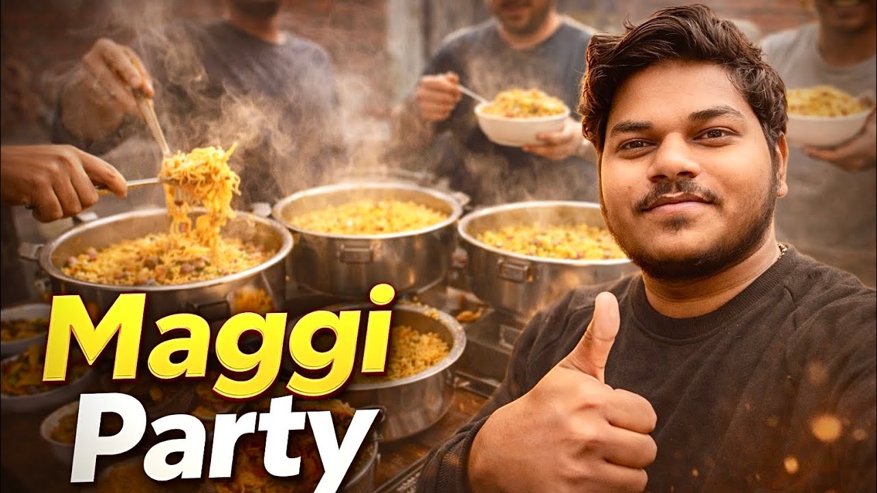 Maggi Party 😍Vlog #trending #funny #viral #vlog #party #dailyvlog 