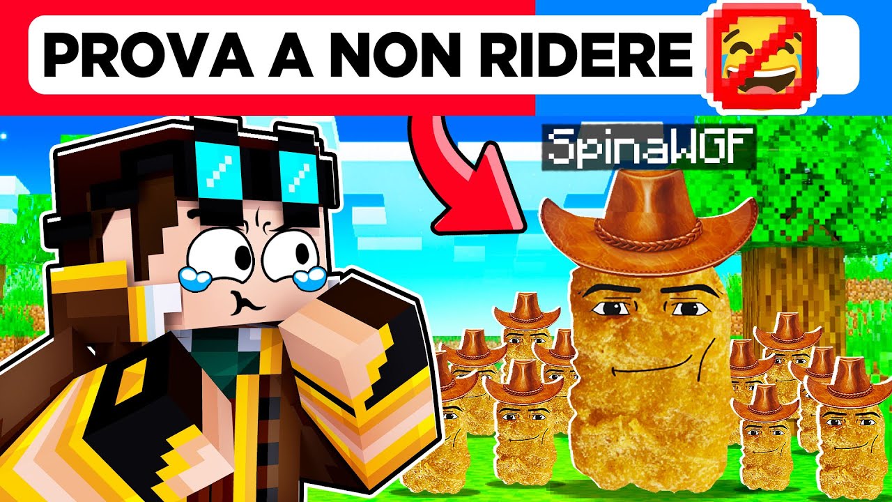 PROVA A NON RIDERE SU MINECRAFT CON I MIEI AMICI!!
