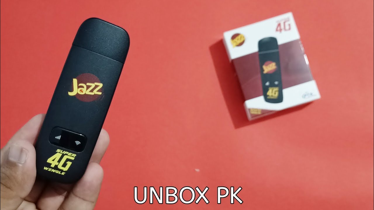 Jazz Super 4G Wingle Wifi Device Unboxing 2020