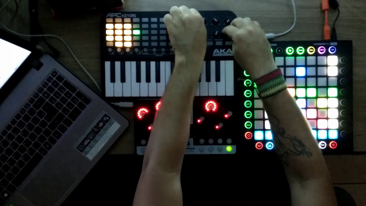 Karapanã Ableton Live Performance Set Forest DarkPsy - Launchpad Pro, Akai APC 25, Novation Nocturn