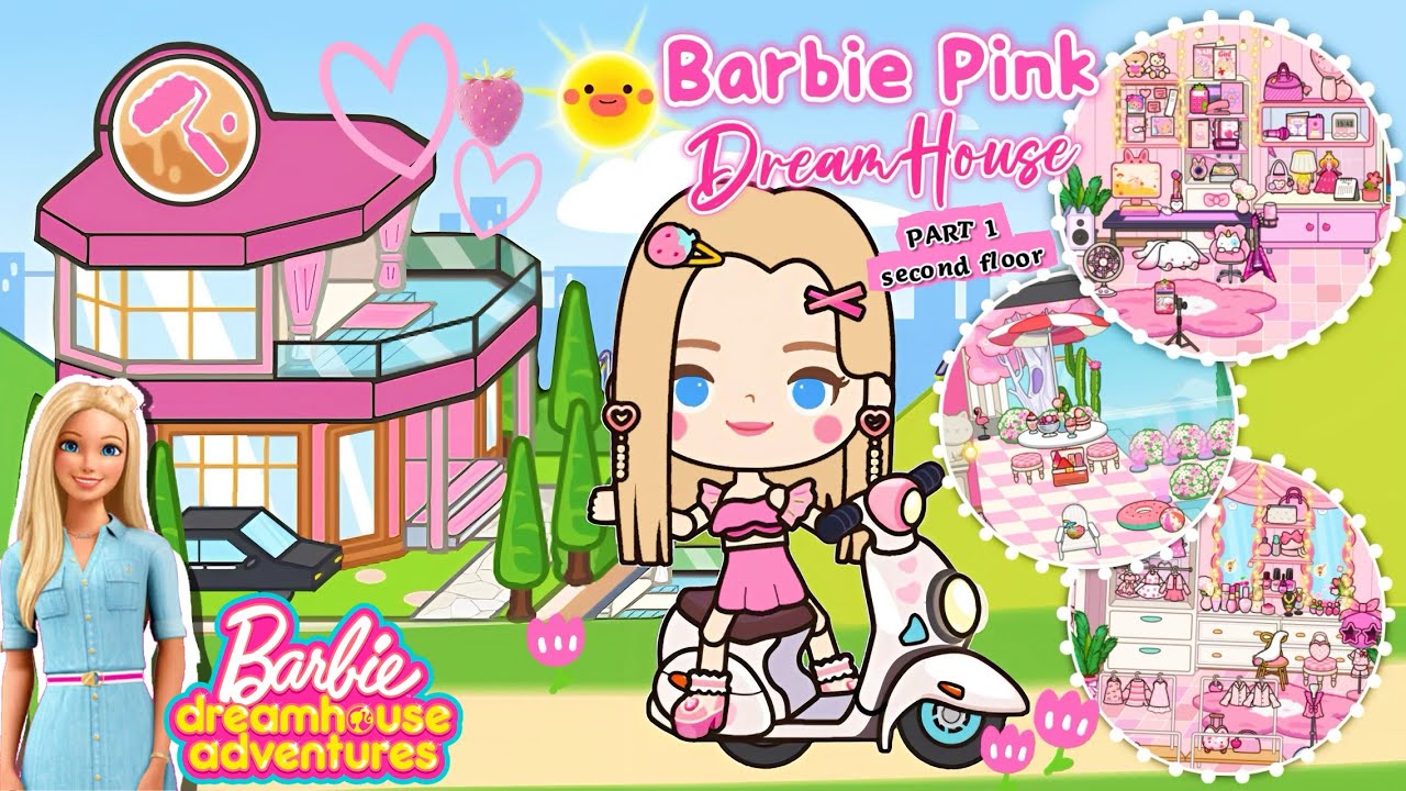 Miga World BARBIE PINK DREAMHOUSE house Design ideas🌸💕PART1| PINKHOUSE |NEW HOUSE UPDATE|