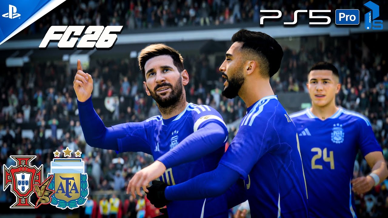 EA Sports FC 26 PS5 Pro 🔥 Portugal vs Argentina | Ronaldo vs Messi | #fc26 #ronaldo #messi #ps5