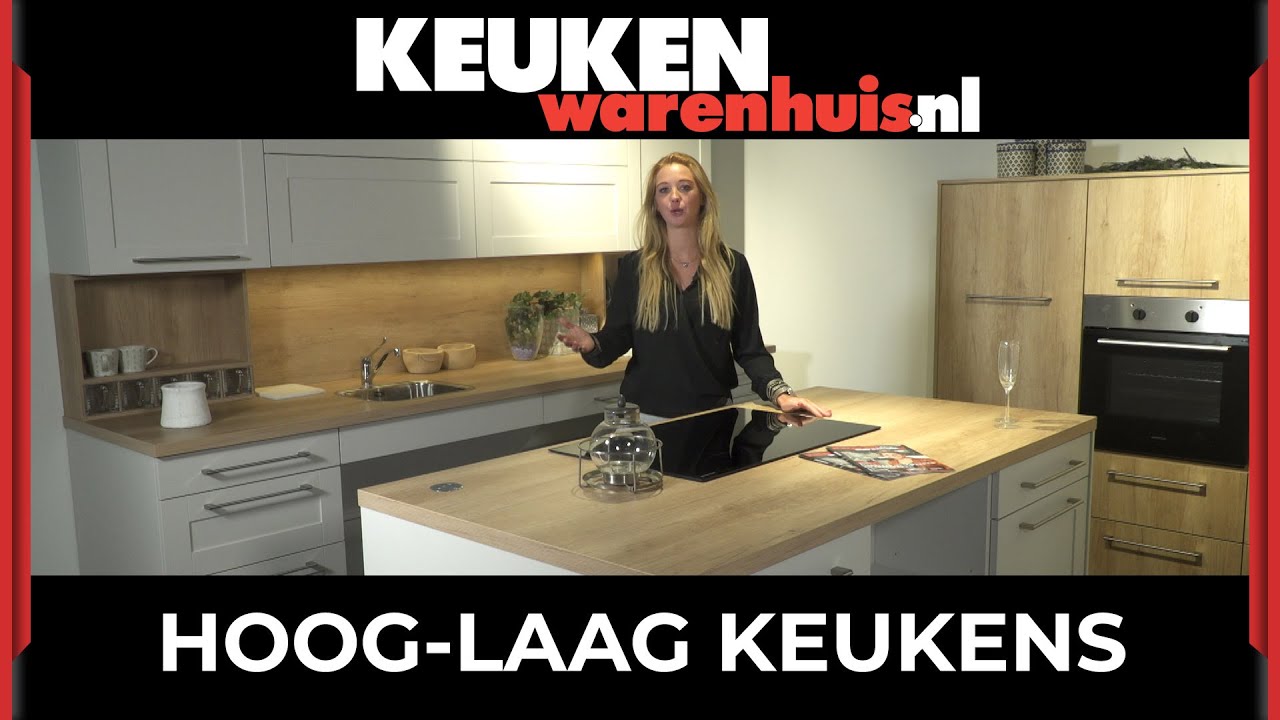 Hooglaag Keukens & Aangepaste Keukens Inspiratie! Voorbeelden en uitleg door Keukenwarenhuis.nl