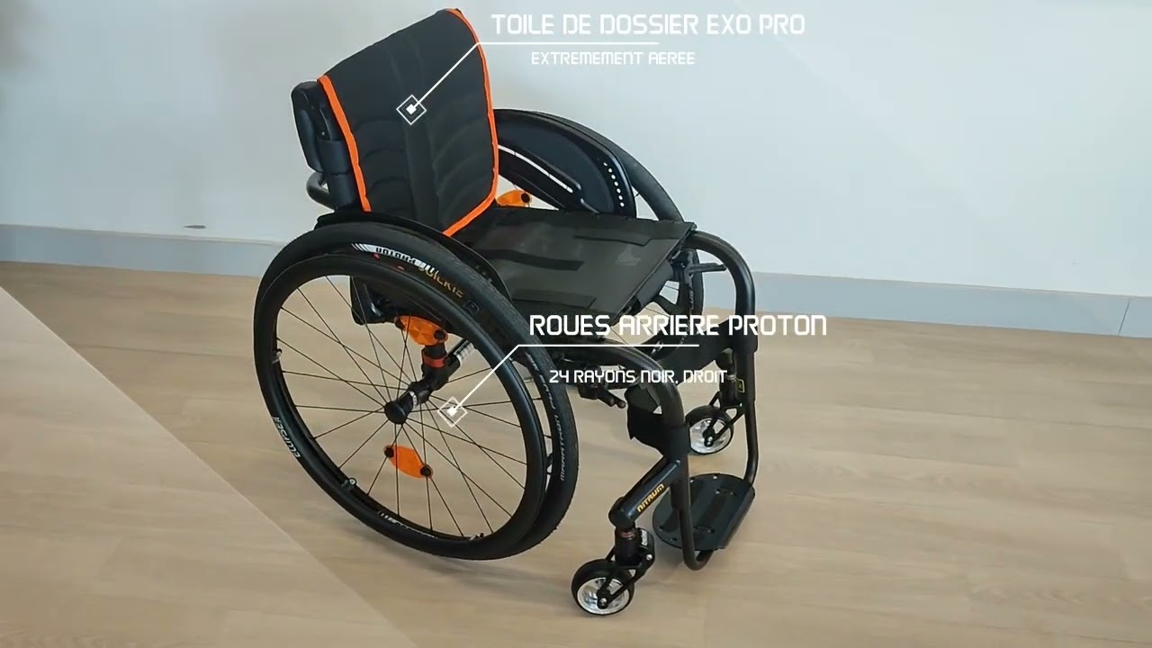 Fauteuil roulant actif Quickie Nitrum (avec options)