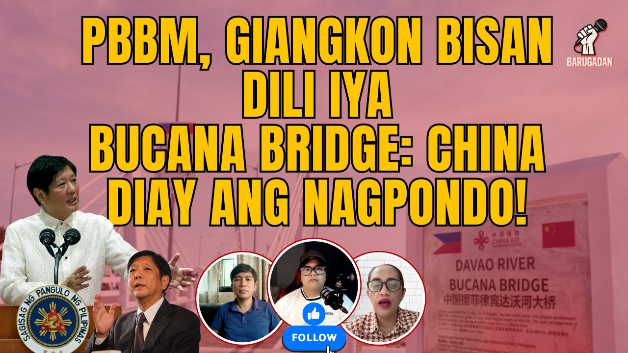 Nibisita si PBBM sa Davao niadtong huwebes para sa Bucana Bridge, pero nangutana ang katawhan,