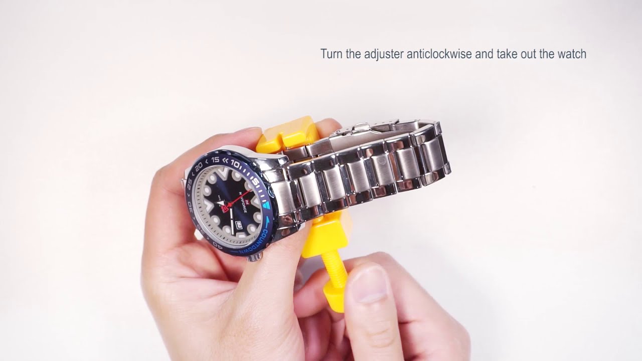 How to adjust your watchband and resize the watch strap?