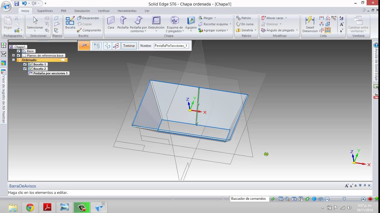 Construcción de Tolva Solid Edge ST6
