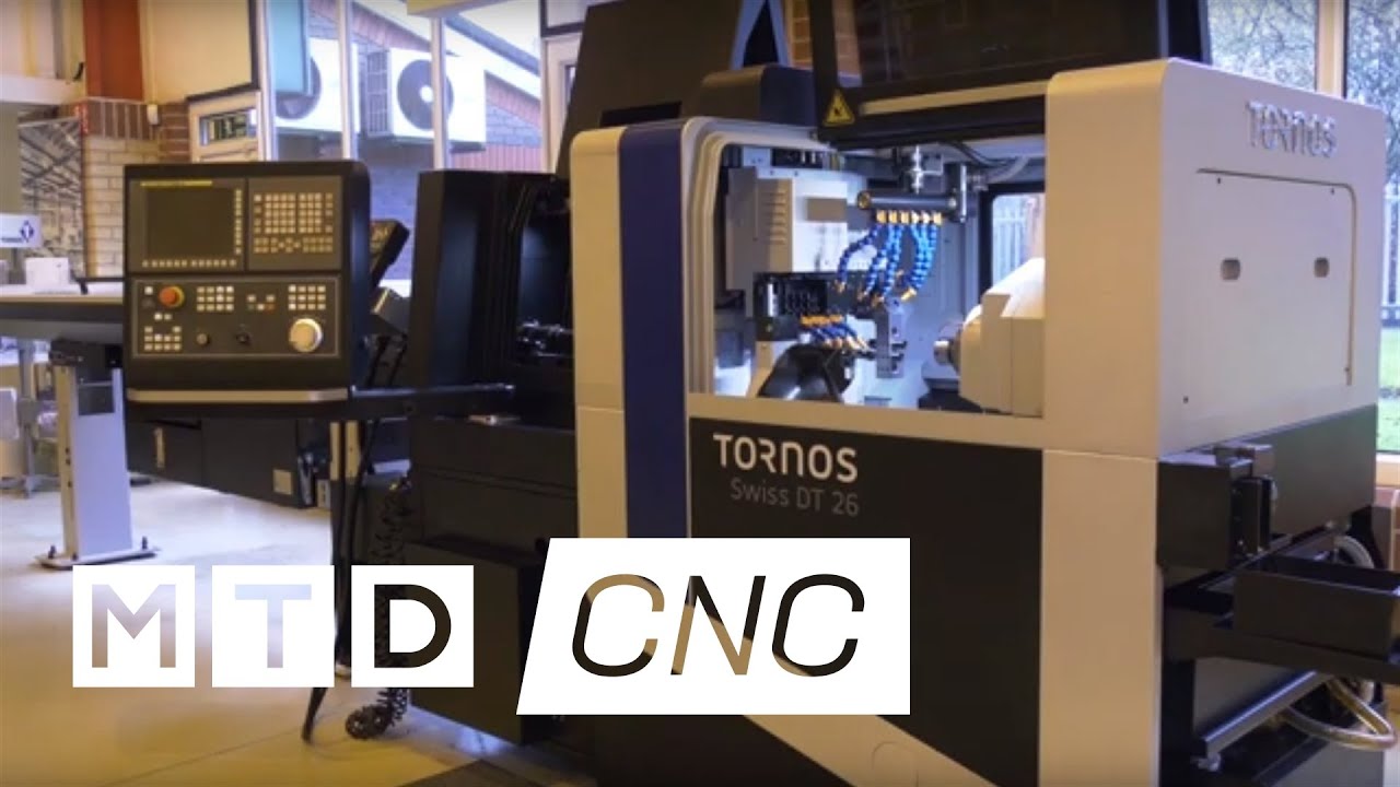 Powerful, high speed sliding head turning from Tornos the DT 26