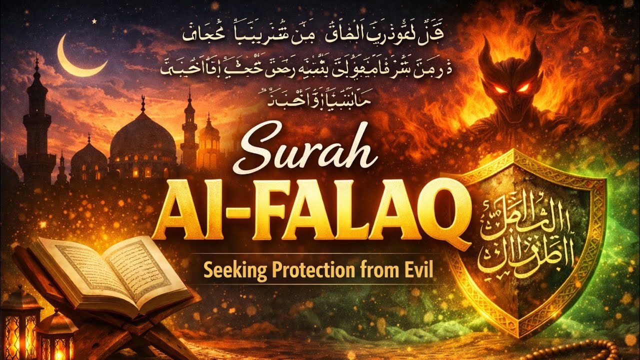 Surah Al-Falaq | Beautiful Quran Recitation | Protection From Evil