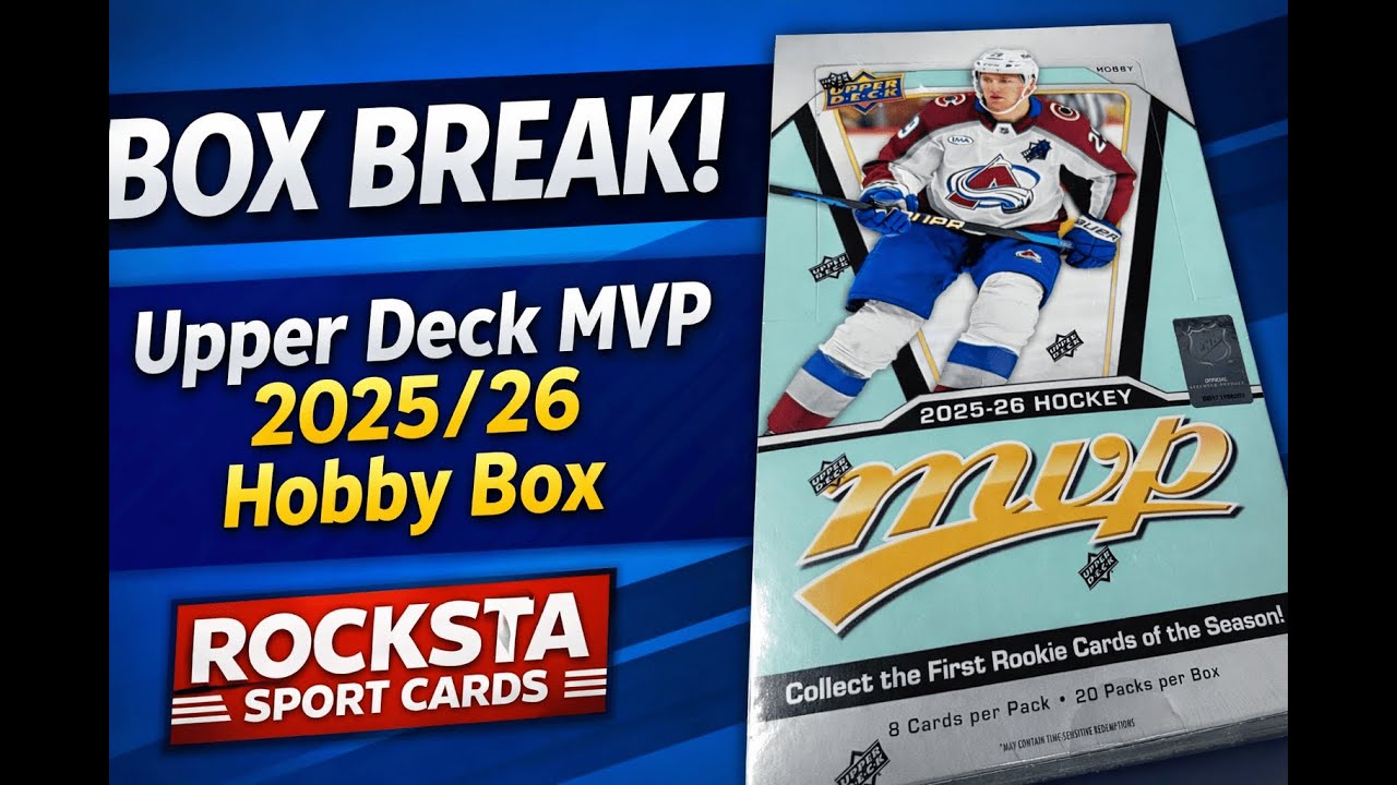 Открыли целый бокс Upper Deck MVP 25/26 Hobby Box №2. Шедевры внутри