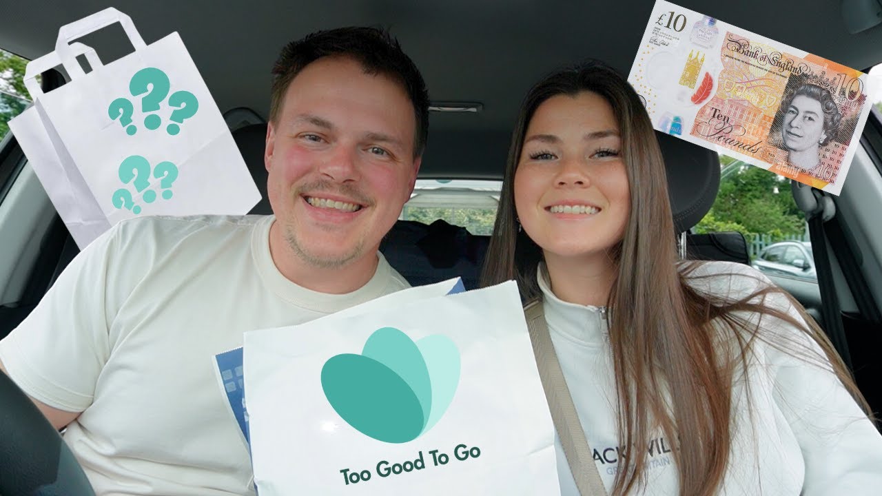 only eating restaurant *leftovers* for the whole day!! | Too Good To Go App | May 2024