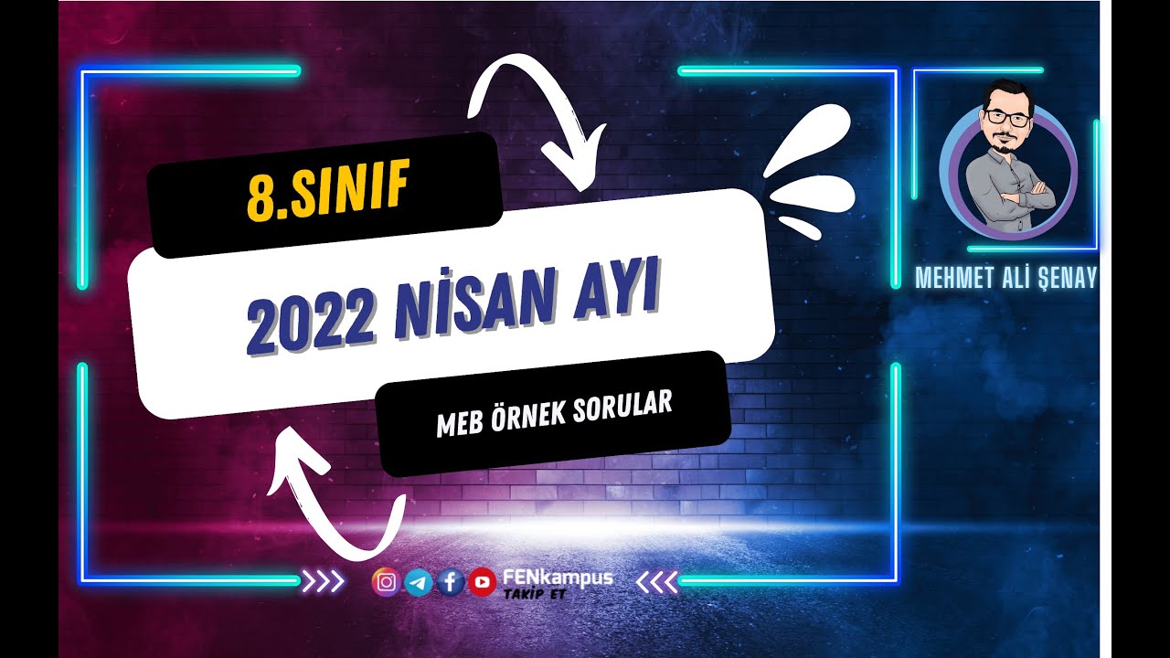 2022 Nisan Ayı MEB Örnek Sorular 2021-2022 Fen Bilimleri Sorularının Detaylı Çözümleri