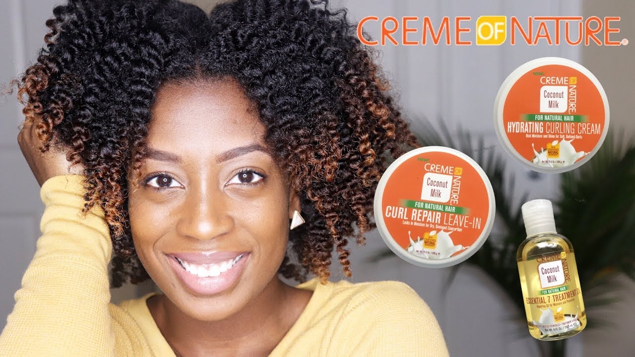 Twist Out feat. Creme of Nature Coconut Milk Line