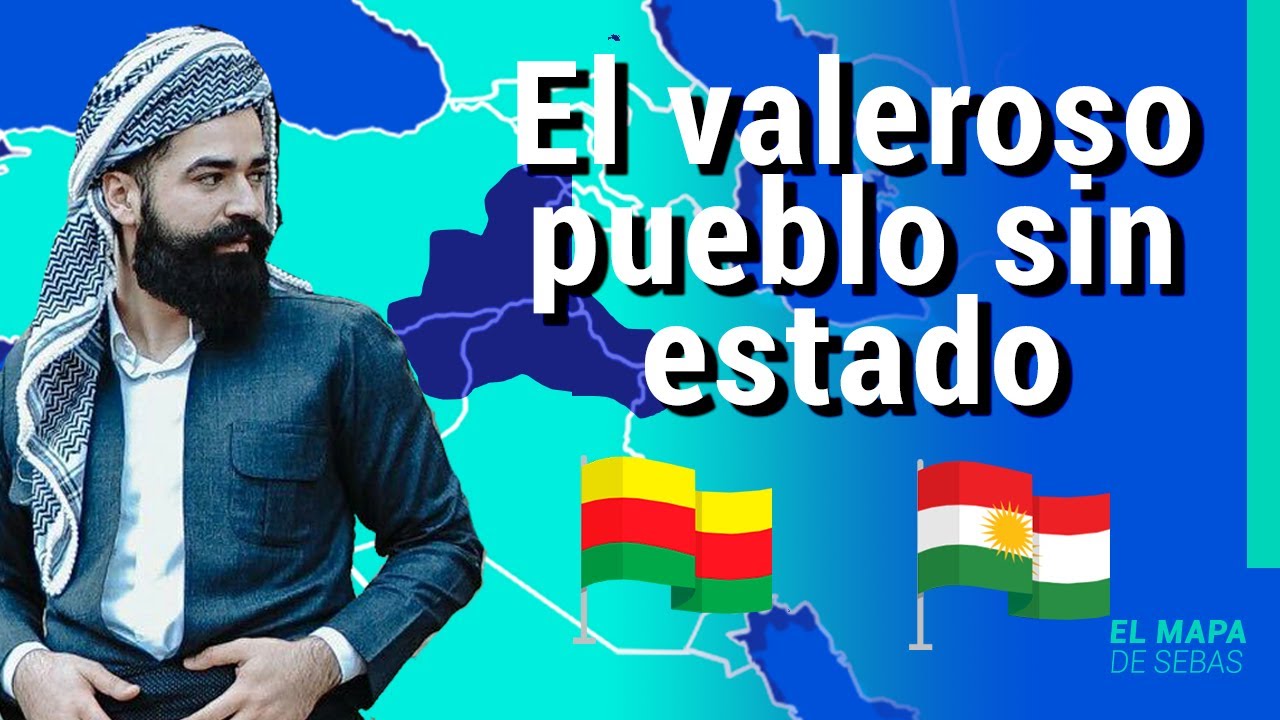 🌏HISTORIA del PUEBLO KURDO (el Kurdistán) en 13 minutos🌏 - El Mapa de Sebas