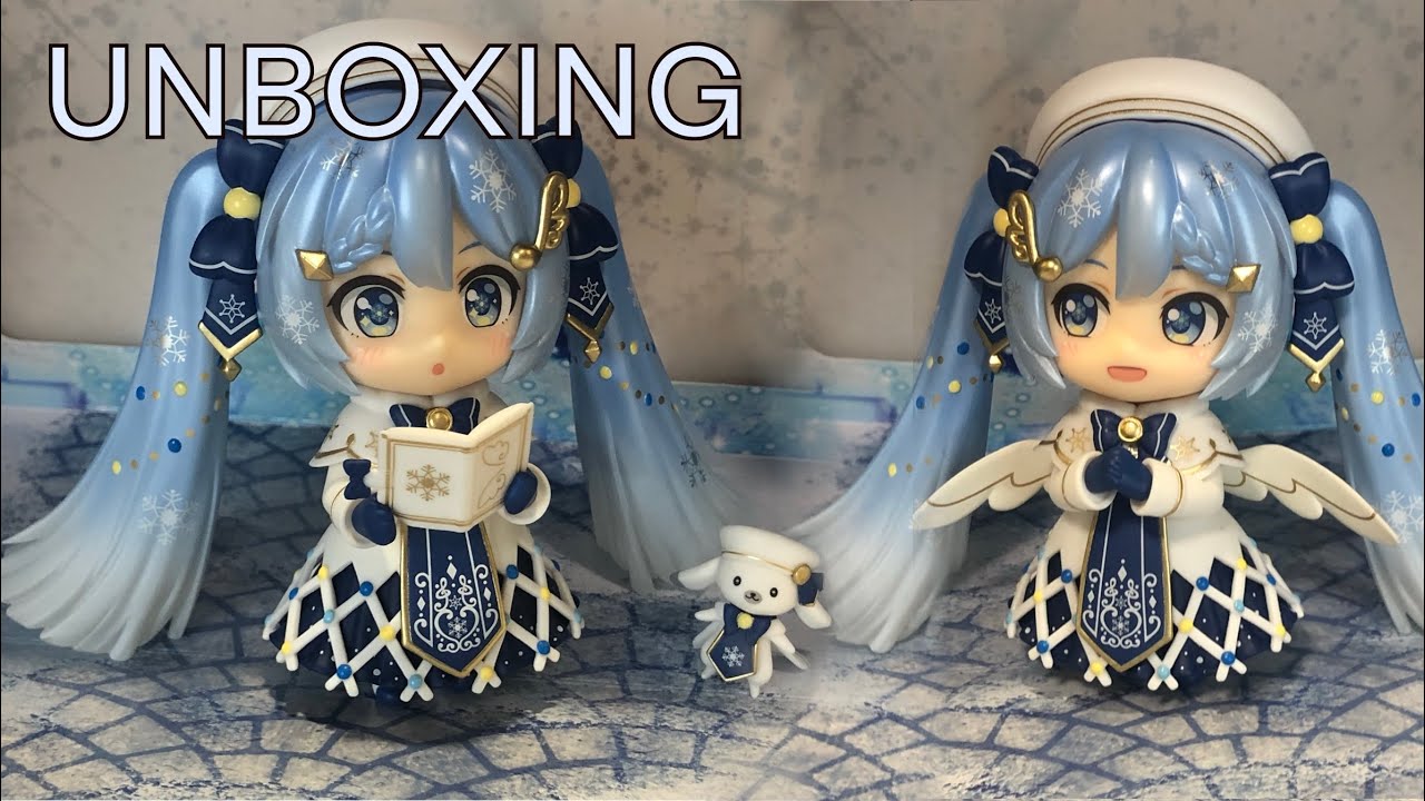 Unboxing Nendoroid 1539 Snow Miku 2021 Glowing Snow Ver.