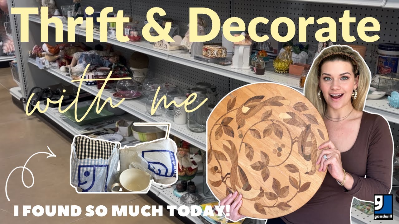 Everyone must be Spring Cleaning…Wow! | THRIFTING Home Decor at Goodwill | Thrift and Style