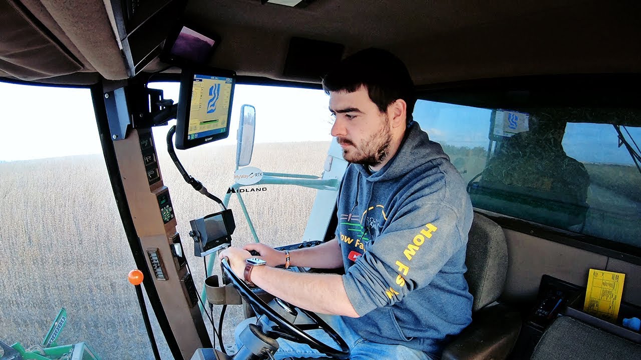 Ryan Harvesting Soybeans!