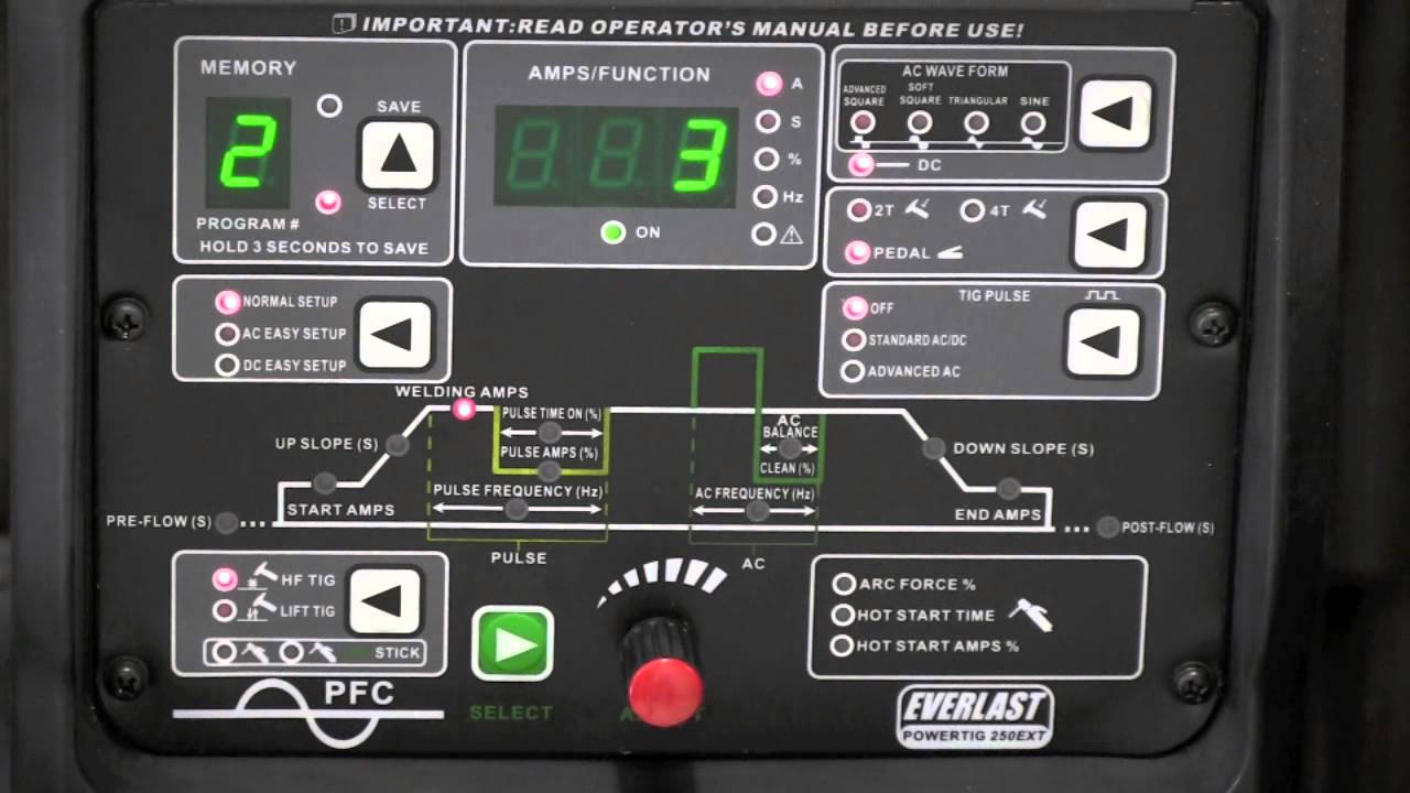 Everlast 255 EXT PowerTig Welder introduction