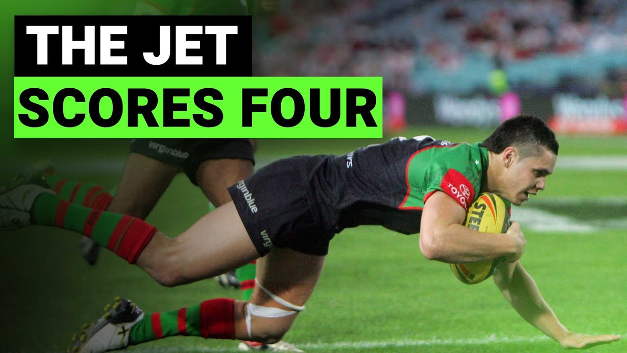 James Roberts scores four tries in a Preliminary Final for the South Sydney Rabbitohs!