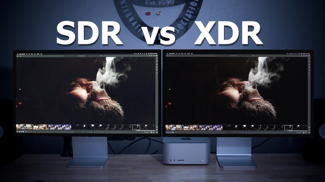 Сравнение дисплеев Apple Studio Display SDR и XDR: сравнение бок о бок