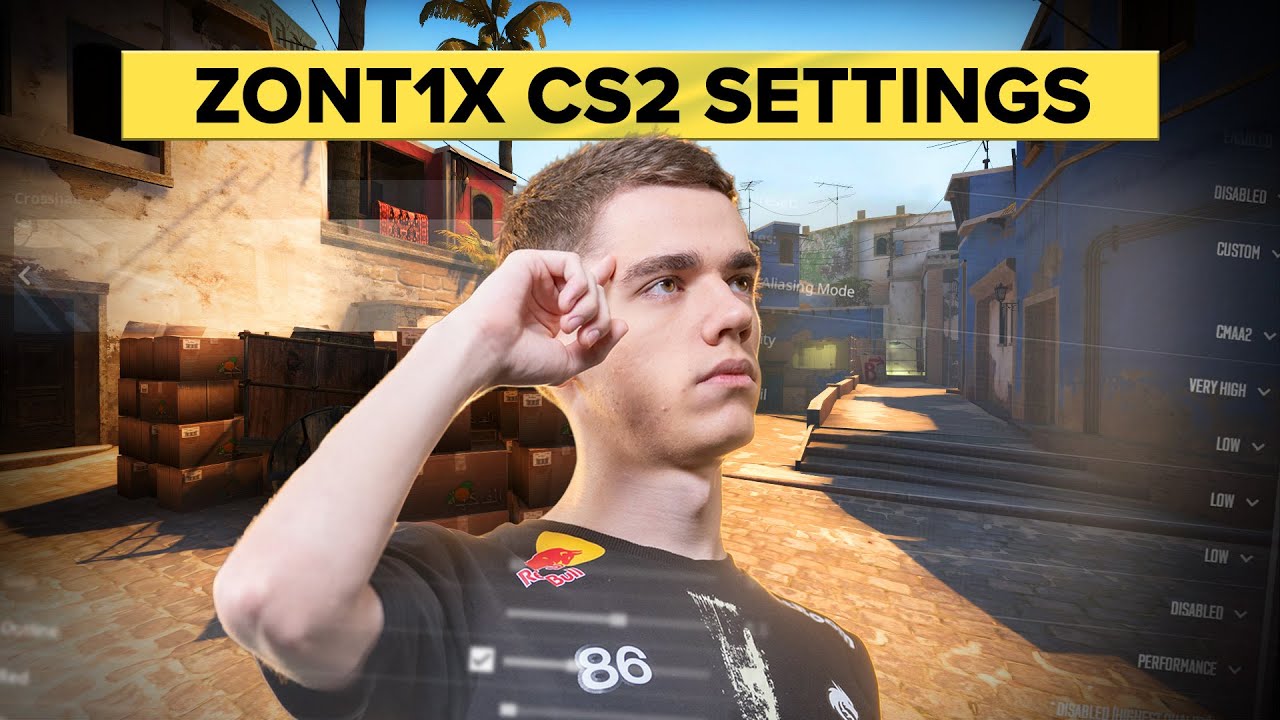 Настройки zont1x CS2 — видео, мышь, прицел и модель просмотра