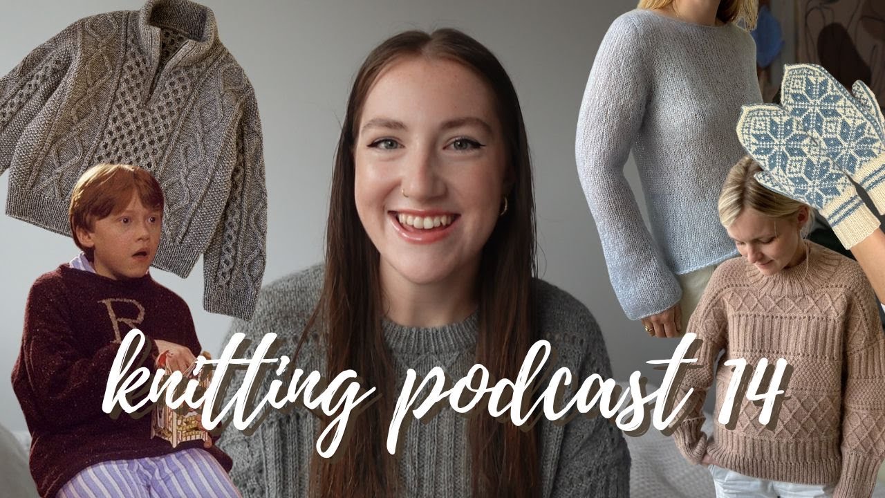 knitting podcast 14 | ingrid sweater, selbu mittens, book chat & formula 1 news!