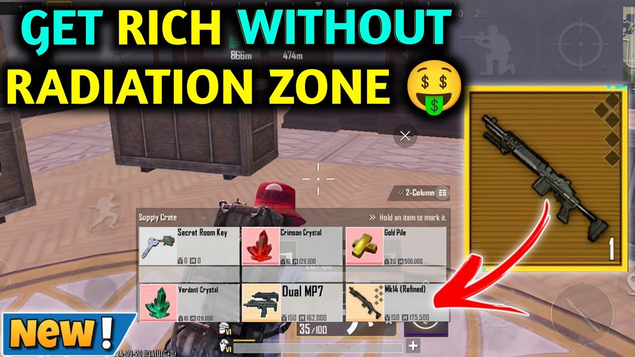GET RICH WITHOUT RADIATION ZONE 🤑 PUBG METRO ROYALE CHAPTER 22