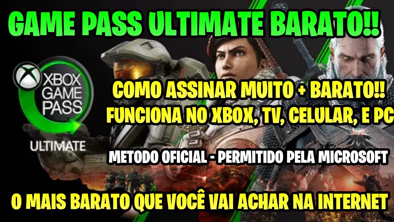 COMO ASSINAR O GAME PASS ULTIMATE MUITO MAIS BARATO!! METODO OFICIAL PERMITIDO PELA MICROSOFT!!