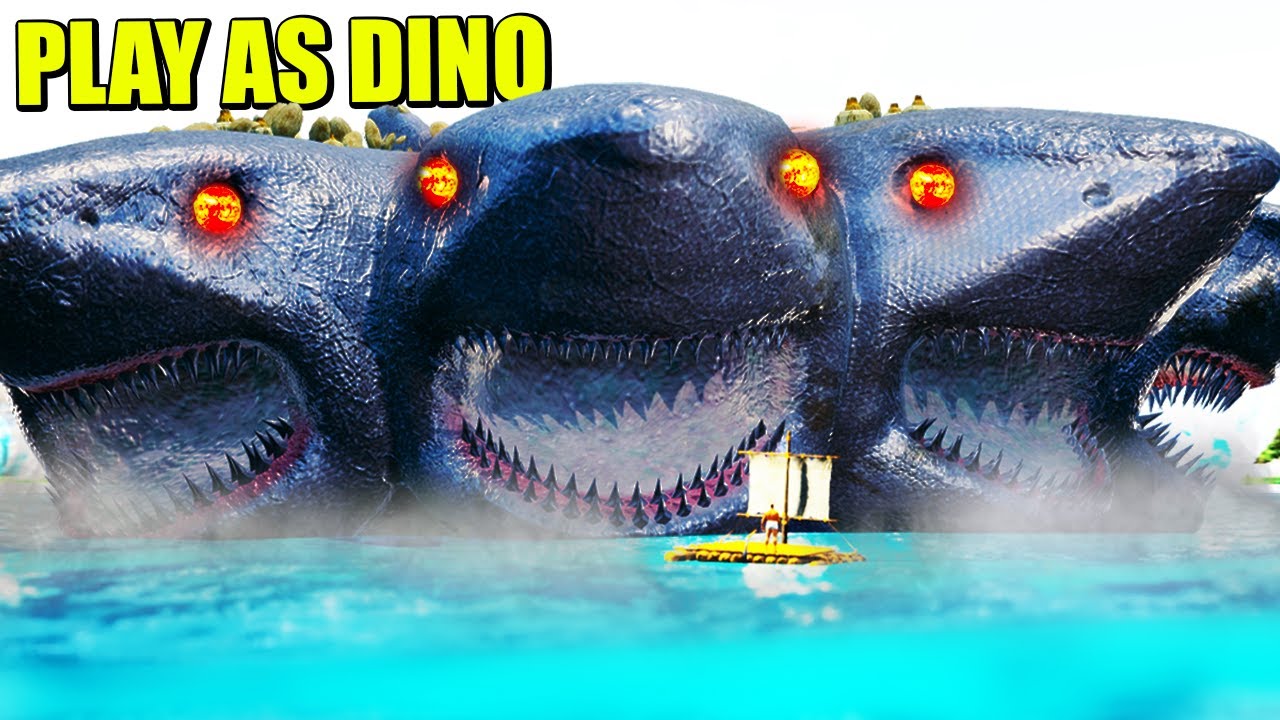 Ark NEW 4 HEADED MEGALODON Play As Dino Update! - Ark  Survival Evolved Modded