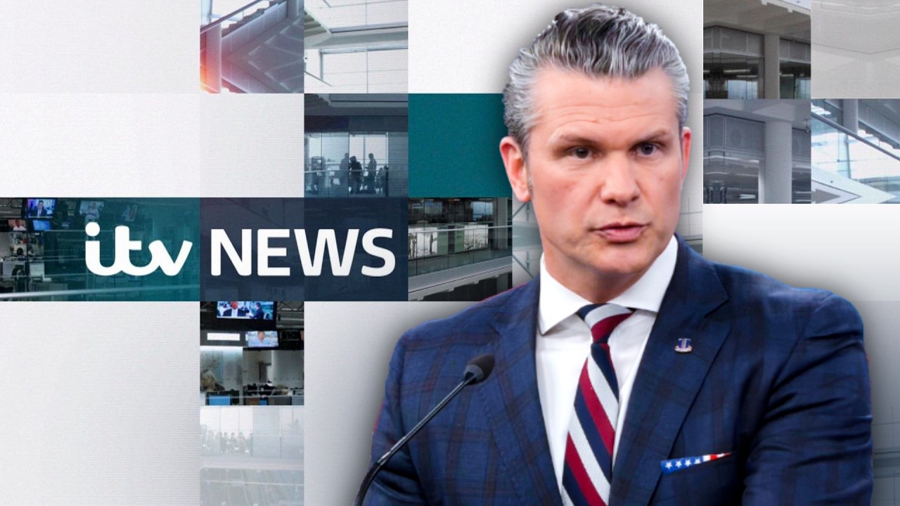 Watch Wednesday's ITV Evening News as a US submarine sinks an Iranian warship in the Indian Ocean