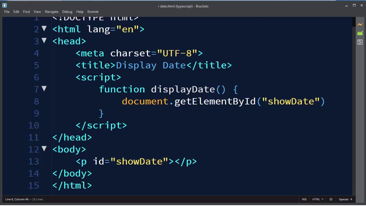 How to Display Date and Time on Web Page using JavaScript- JavaScript Tutorial